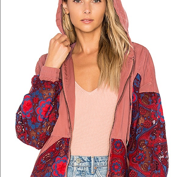 Free People Magpie Oversized Lacey Jacket - Picture 4 of 8